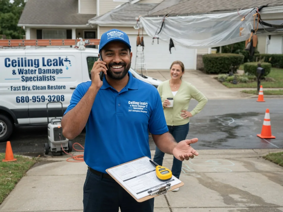 Ceiling Leak Cleanup Helotes, TX FAQs